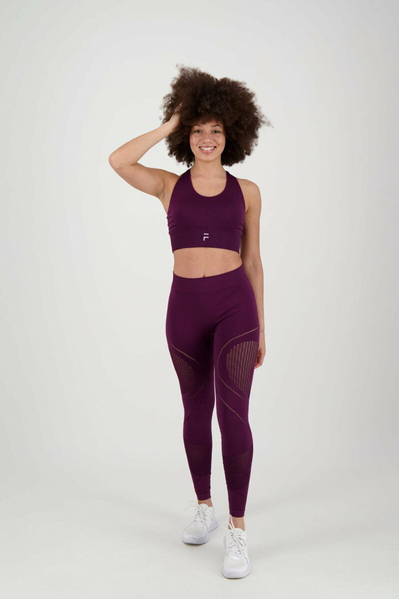 Statement Legging bordeaux