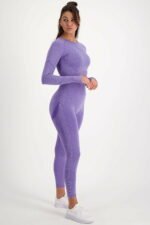 Contour Seamless Long Sleeve paars