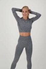 Contour Seamless Long Sleeve grijs