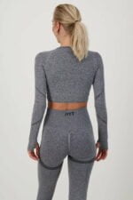 Contour Seamless Long Sleeve grijs