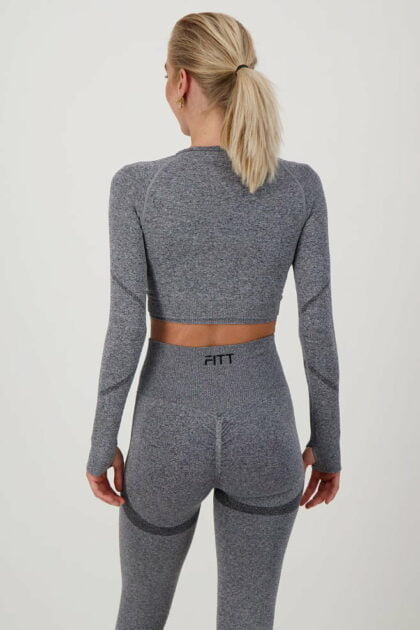 Contour Seamless Langarmshirt grau