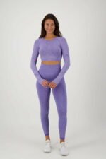 Contour Seamless Long Sleeve paars