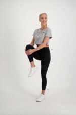 Athleisure Crop T-shirt grijs