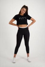 crop top black_Fullbody_jpg_2 Athleisure Crop T-shirt black