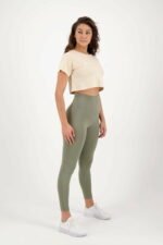 high waist groen plus crop t nude_Fullbody_jpg_2 (1) Athleisure Crop T-shirt nude