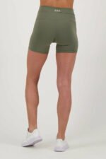 Short à taille ultra haute olive