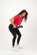 crop t red_Actie_jpg_1 (1) Athleisure Crop T-shirt rood