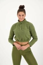 Cosy Fleece Trui groen