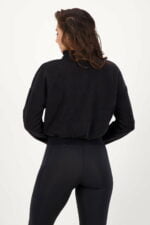 Cosy Fleece Trui zwart