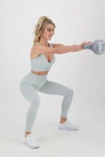 Rib Legging cool grey