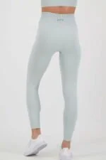 Rippenleggings kühles Grau