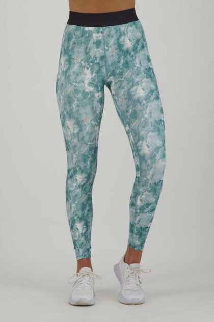 Magische Marmor-Leggings Grün