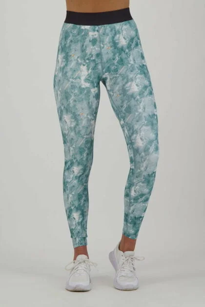Magische Marmor-Leggings Grün