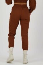 Pantalon Jogg Lounge à côtes rouille