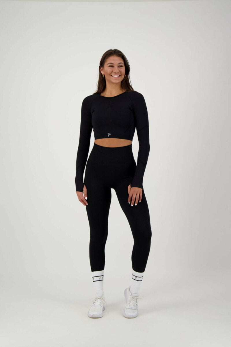 contour zwart_Actie_jpg_8 kopiëren (1) Contour Seamless Long Sleeve black