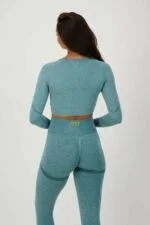 Contour Seamless Langarm petrol