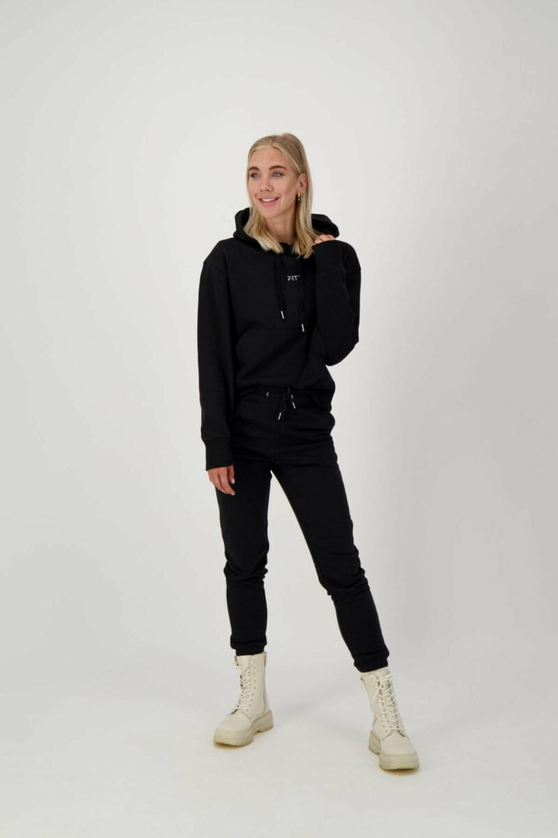 Unisex Bio-Cotton Hoody zwart