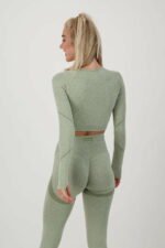 Copie contour olive_Front top_jpg_16 (1) Contour Seamless Long Sleeve