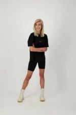 Bio-Cotton T-shirt Dress zwart