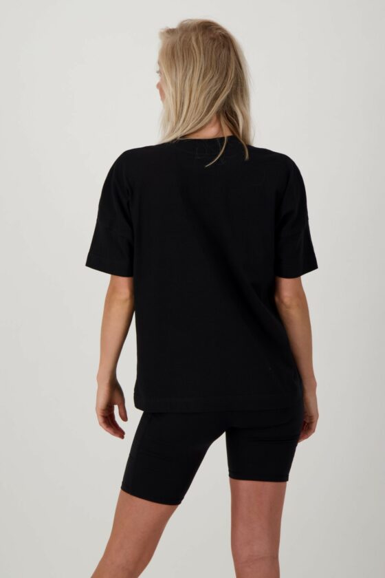 Bio-Cotton T-shirt Dress zwart