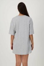 Bio-Cotton T-shirt Dress heather grey