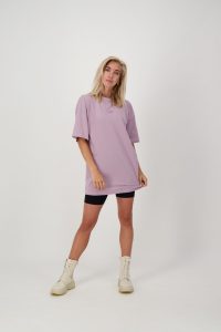 Bio-Cotton T-shirt Dress lila