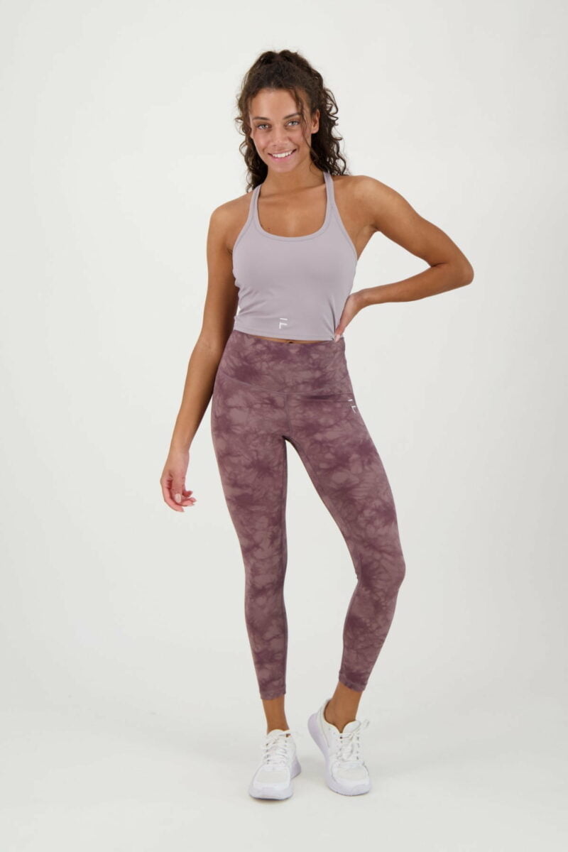 Dreamy Clouds Legging aubergine