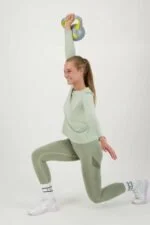 Comfort Top Long Sleeve hellgrün