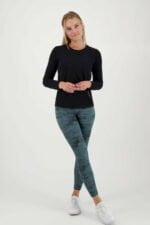 Comfort Top Long Sleeve zwart