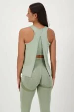 Top confort sans manches vert