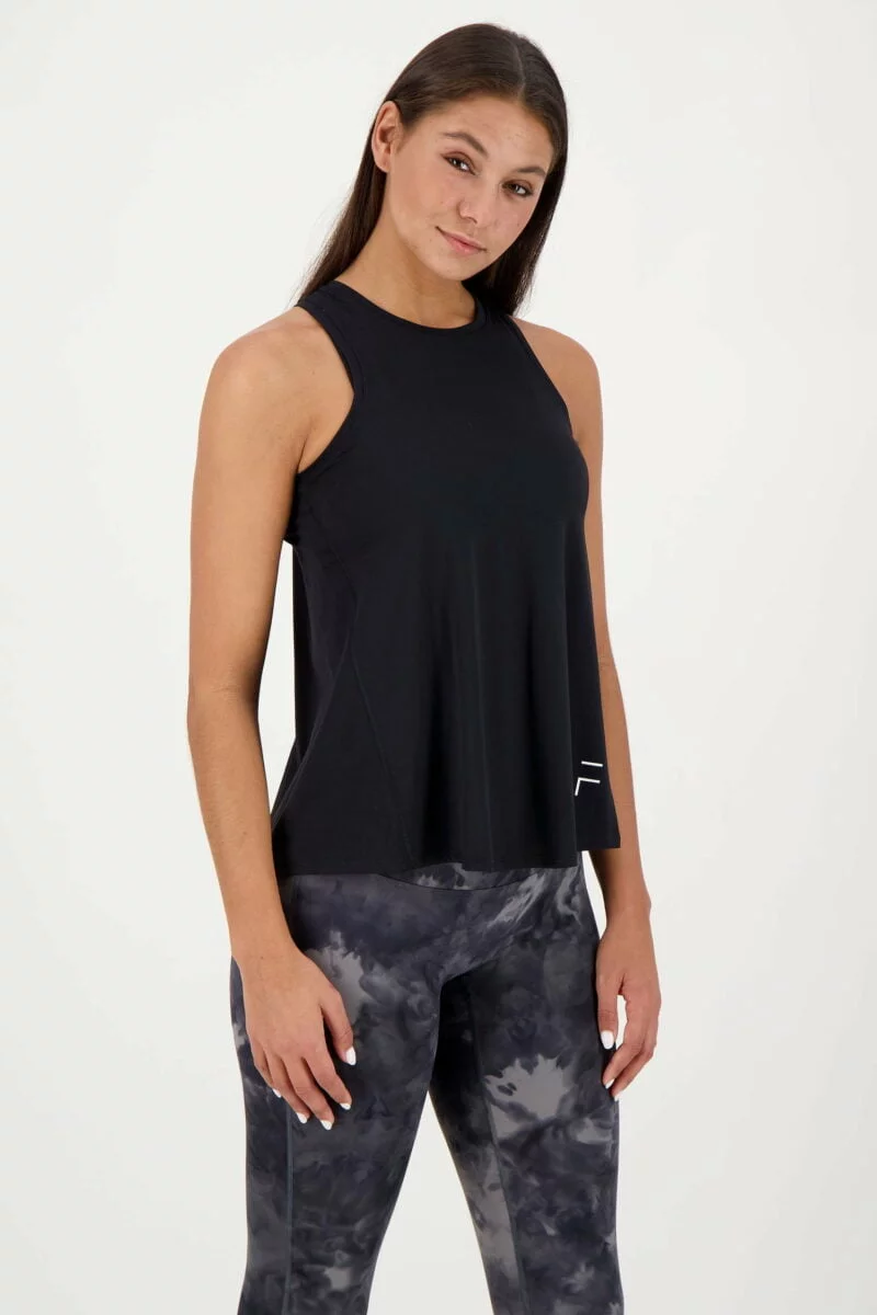 Comfort Top ärmellos schwarz