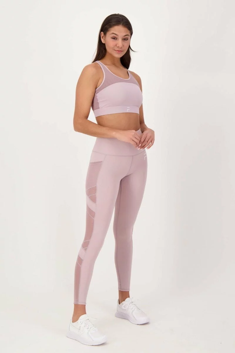 Mesh Active High Rise Legging flieder