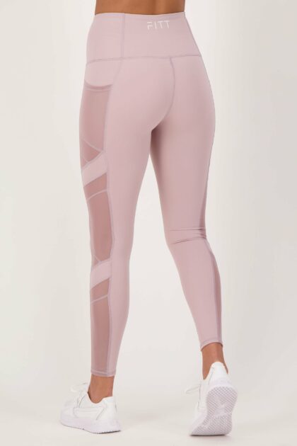Mesh Active High Rise Legging lila
