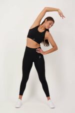 mesh noir plus top running green_Action_jpg_2 Mesh Active Sports Bra noir