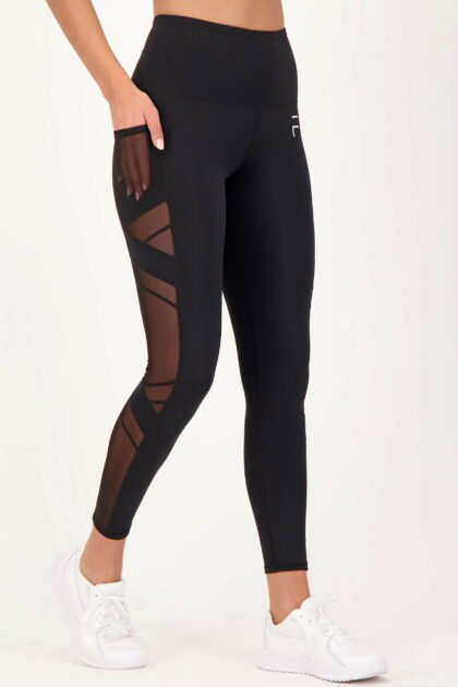 Mesh Active High Rise Legging Noir