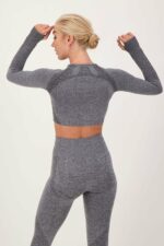 Motion Seamless Long Sleeve grijs