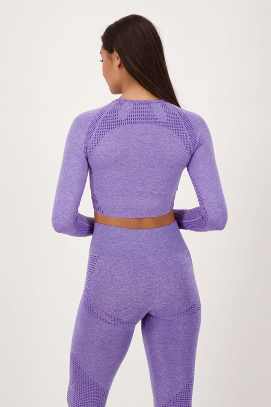 Motion Seamless Long Sleeve paars