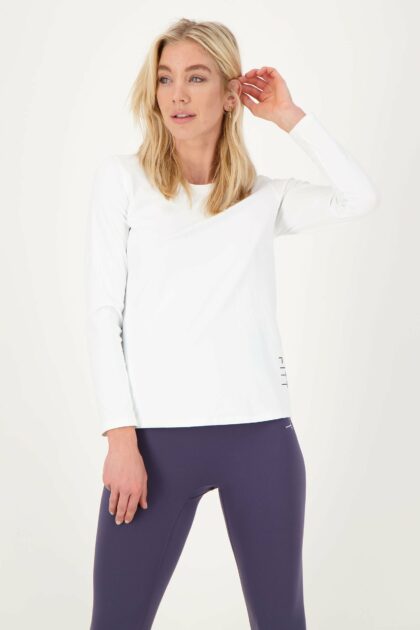 Comfort Top Long Sleeve White