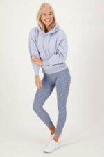 Legging Streifen blau