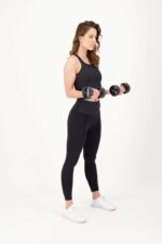 Débardeur à côtes classiques noir