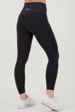 Leggings côtelés classiques noirs