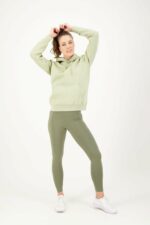 Bio-Cotton Slim hoody sage