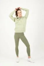 Bio-Cotton Slim hoody sage