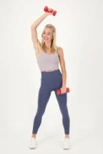 Scrunch-Leggings Blau