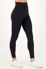 Scrunch-Leggings Schwarz