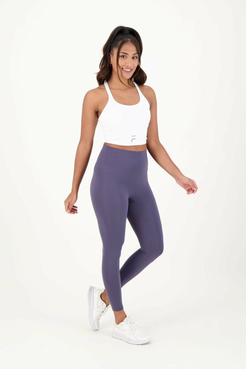 Recycled ultra high waist legging purple