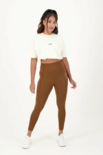 Recycled ultra high waist legging Golden Brown