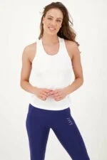 racerback tank top white
