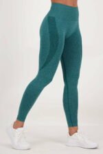 Kurven-Leggings Petrol
