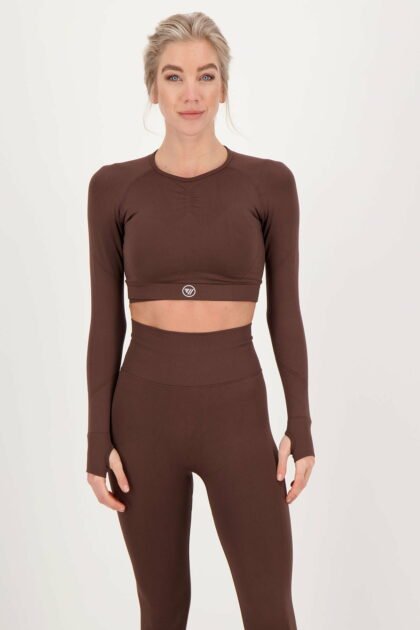 Contour Seamless Longsleeve 2.0 Brown